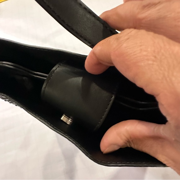 Guess Studded and Suede Black Crossbody Bag - Picture 8 of 11